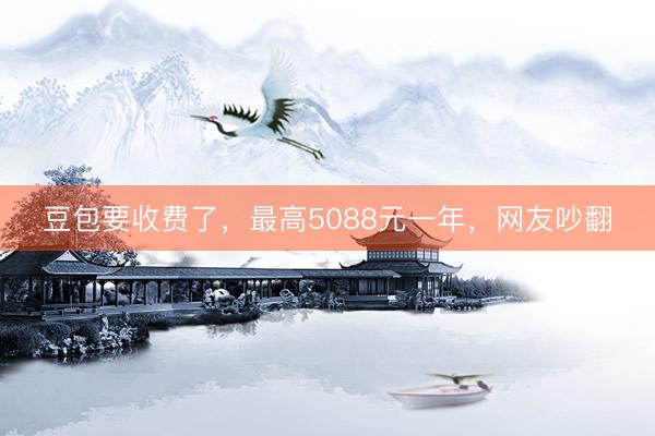 豆包要收费了，最高5088元一年，网友吵翻