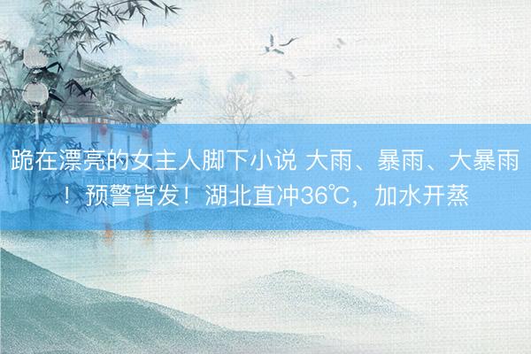 跪在漂亮的女主人脚下小说 大雨、暴雨、大暴雨！预警皆发！湖北直冲36℃，加水开蒸