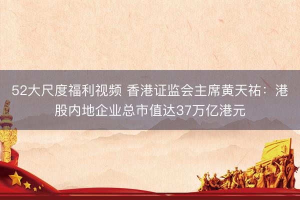 52大尺度福利视频 香港证监会主席黄天祐：港股内地企业总市值达37万亿港元
